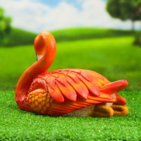 Садовая фигура "Фламинго сидячий" 19х30см Садовая фигура "Фламинго сидячий" 19х30см