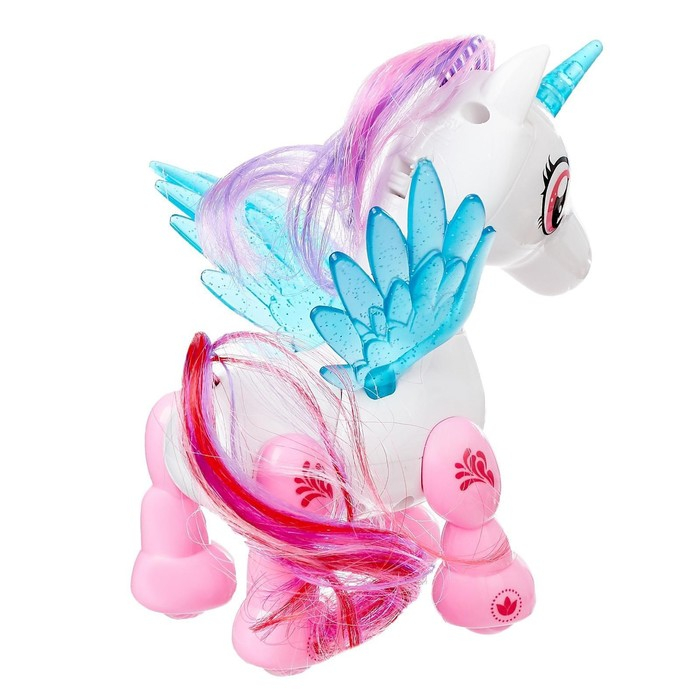 Интерактивная игрушка &laquo;Любимый единорог&raquo;, катается, со световыми и звуковыми эффектами, реагирует на хлопки