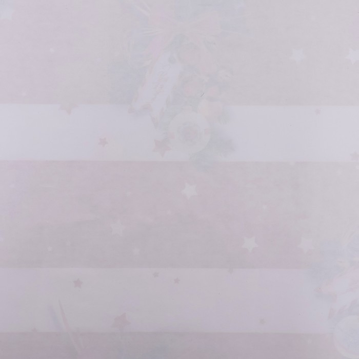 Новый год. Бумага упаковочная глянцевая "Бирки ", 70 х 100 см,1 лист,