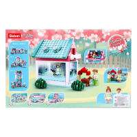 Конструктор &laquo;Розовая Мечта. Загородный дом&raquo;, 3 фигурки в наборе, 244 детали