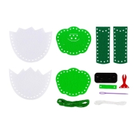 Игровой набор «Шьём игрушку из фетра. Змейка в яйце», 11 × 8 × 2 см Игровой набор «Шьём игрушку из фетра. Змейка в яйце», 11 × 8 × 2 см