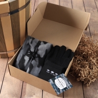 Набор подарочный "Никаких преград" плед, носки, перчатки Набор подарочный "Никаких преград" плед, носки, перчатки