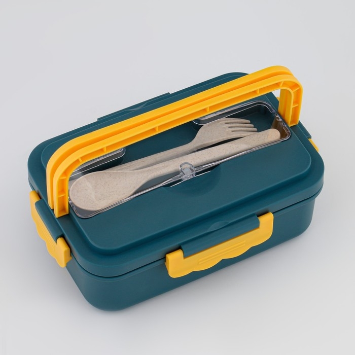 Ланч бокс с отделениями для еды, контейнер для еды, 1.3 л, 12 х 8.6 х 20 см Ланч бокс с отделениями для еды, контейнер для еды, 1.3 л, 12 х 8.6 х 20 см