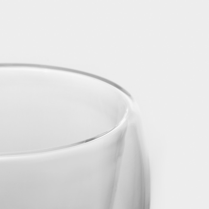 Набор стеклянных стаканов с двойными стенками Magistro, 200 мл, 8,3&times;8,2 см, 2 шт