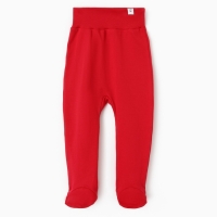 Ползунки детские MINAKU "Winter", цвет красный, рост 68-74 см