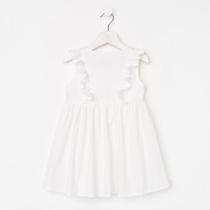 Платье детское на пуговицах KAFTAN, р. 32 (110-116), белый