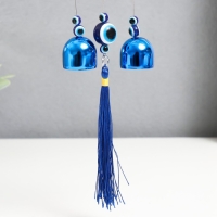 Музыка ветра металл "Слоник" от сглаза с кисточкой 2 колокольчика 24 см Музыка ветра металл "Слоник" от сглаза с кисточкой 2 колокольчика 24 см