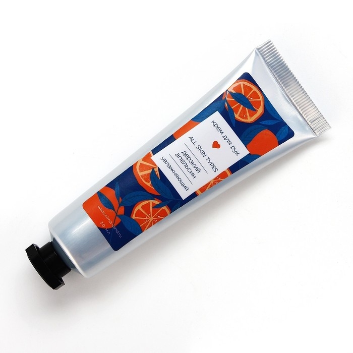 Крем для рук увлажняющий, 30 мл, аромат апельсина, BEAUTY FOX Крем для рук увлажняющий, 30 мл, аромат апельсина, BEAUTY FOX