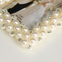 Фоторамка 10х15 см "Лилия" белая 20,5х15 см