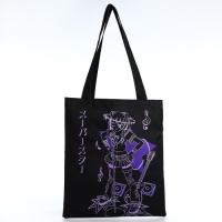 Шопер «Аниме» 35х0.5х40 см, отд без молнии, без подклада, чёрный Шопер «Аниме» 35х0.5х40 см, отд без молнии, без подклада, чёрный