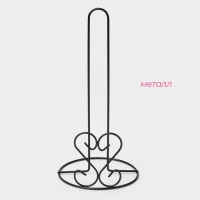 Подставка под бумажные полотенца Доляна &laquo;Сердце&raquo;, 13,5&times;13,5&times;28 см