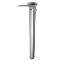 Опора с боковым креплением, 60x710 мм цвет матовый хром Опора с боковым креплением, 60x710 мм цвет матовый хром