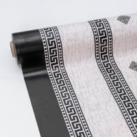 Клеёнка на стол Доляна &laquo;Франческа&raquo;, на тканевой основе, рулон 20 метров, ширина 137 см, общая толщина 0,22 мм, цвет бежевый