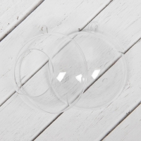 Заготовка - подвеска, раздельные части &laquo;Шар с отверстием&raquo;, диаметр собранного: 8 см