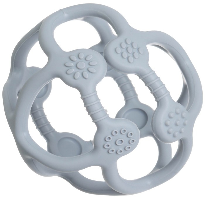 Прорезыватель силиконовый «Сфера», цвет графит, Mum&Baby Прорезыватель силиконовый «Сфера», цвет графит, Mum&Baby