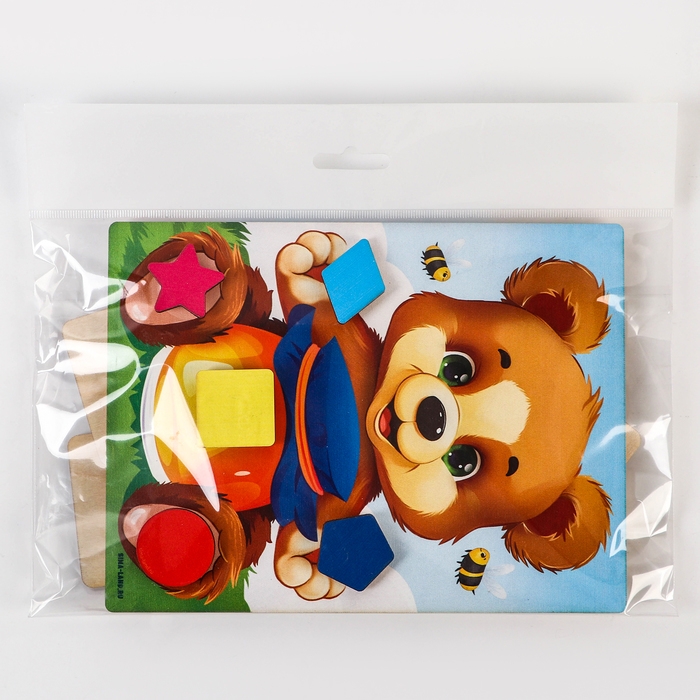 Головоломка &laquo;Учим формы и цвета вместе с медвежонком&raquo;