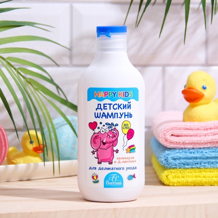 Шампунь детский Floresan, с экстрактом календулы и витамином Е, 300 мл Шампунь детский Floresan, с экстрактом календулы и витамином Е, 300 мл