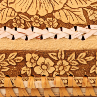 Хлебница "Маки", береста