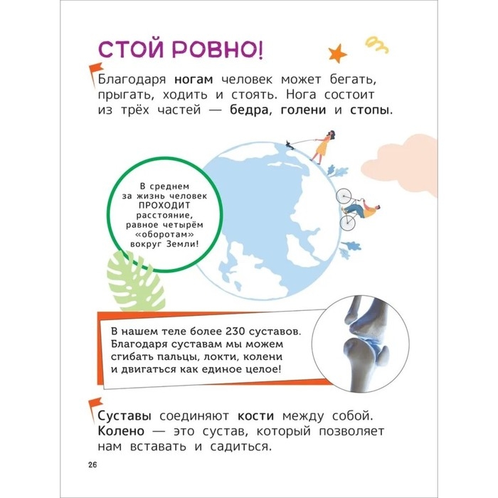 Энциклопедия для первого чтения &laquo;Человек&raquo;, крупные буквы