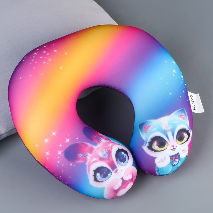 Подушка для путешествий антистресс &laquo;Пушистики&raquo;