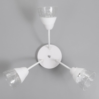 Люстра "Дебра" 3х60Вт Е27 Белый 48х48х22см Люстра "Дебра" 3х60Вт Е27 Белый 48х48х22см