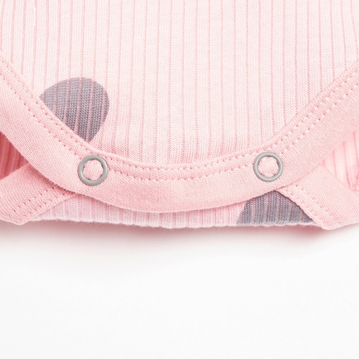 Боди Крошка Я «Сердца», рост 68-74 см, цвет розовый Боди Крошка Я «Сердца», рост 68-74 см, цвет розовый