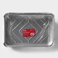 Набор форм из фольги для запекания и выпечки Доляна, 2,1 л, 31,5×22×5,5 см, 2 шт Набор форм из фольги для запекания и выпечки Доляна, 2,1 л, 31,5×22×5,5 см, 2 шт