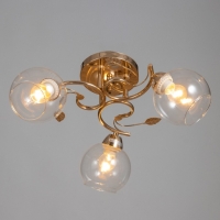 Люстра "Алеста" 3х60Вт Е27 Золото 52х52х23см Люстра "Алеста" 3х60Вт Е27 Золото 52х52х23см