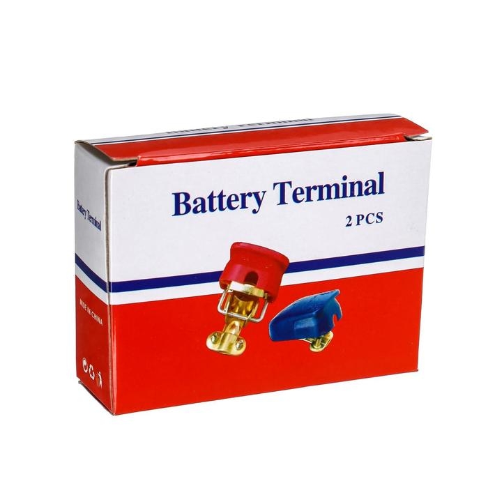 Клемма АКБ универсальная, быстросъемная, набор 2 шт, K-009 Клемма АКБ универсальная, быстросъемная, набор 2 шт, K-009