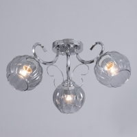 Люстра "Эшли" 3х40Вт Е27 Хром 53х53х20см Люстра "Эшли" 3х40Вт Е27 Хром 53х53х20см