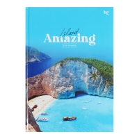 Бизнес-блокнот А5 160 листов в клетку "Остров мечты", твёрдая обложка, глянцевая ламинация, МИКС Бизнес-блокнот А5 160 листов в клетку "Остров мечты", твёрдая обложка, глянцевая ламинация, МИКС