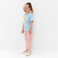 Футболка детская Disney "Frozen", рост 98-104 (30), голубой