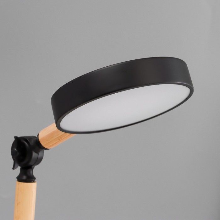 Настольная лампа Настольная лампа "Пиатти" LED 5Вт 4000К USB черный 15х25х45см RISALUX