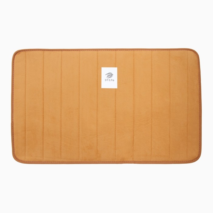 Коврик для ванной Этель Basic, цв. светло-коричневый, 50х80 см Коврик для ванной Этель Basic, цв. светло-коричневый, 50х80 см