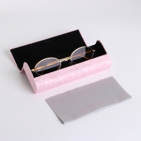 Футляр для очков на магните, длина 16 см, цвет розовый