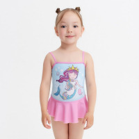 Купальник детский KAFTAN "Русалочка", рост 110-116 (32), голубой