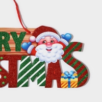 Декоративное украшение (подвеска) "Mery Christmas" 14,7х42 см Декоративное украшение (подвеска) "Mery Christmas" 14,7х42 см