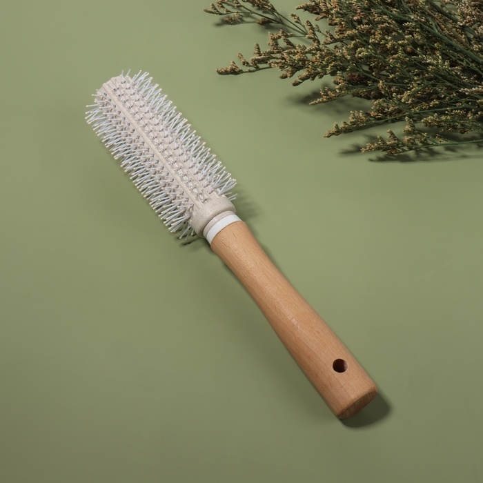 Брашинг, d = 2,5/23 × 4,5 см, цвет бежевый Брашинг, d = 2,5/23 × 4,5 см, цвет бежевый