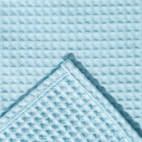 Полотенце вафельное Этель 70*140 см. цв.небесный, 100% хл, пл 240 г/м2