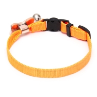 Ошейник кошачий "Бантик" со стразами, 30 х 1 см, оранжевый Ошейник кошачий "Бантик" со стразами, 30 х 1 см, оранжевый