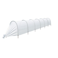 Парник прошитый, длина 6 м , 7 дуг из пластика, дуга L = 2 м, d = 20 мм, спанбонд 35 г/м&sup2;, Reifenh&auml;user, &laquo;Ленивый&raquo;