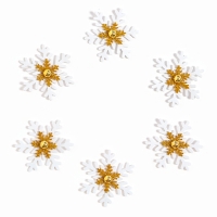 Новый год! Декор &laquo;Снежинки&raquo;, набор 6 шт.
