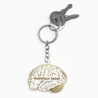 Брелок для ключей акриловый &laquo;Выношу мозг&raquo;, 5 х 6 см