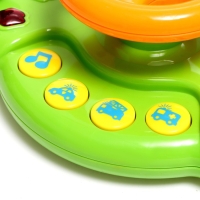 Руль музыкальный развивающий &laquo;Вперёд!&raquo;, световой и звуковой эффект, МИКС
