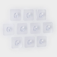 Крючки самоклеящиеся, 10 шт, 5,6&times;5,6 см