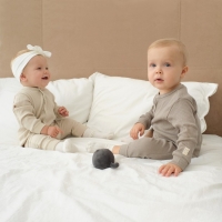 Комбинезон Крошка Я, BASIC LINE, рост 80-86 см, цвет бежевый