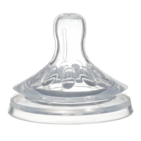 Бутылочка для кормления &Oslash;50 ШГ 120 мл., стекло, цвет белый