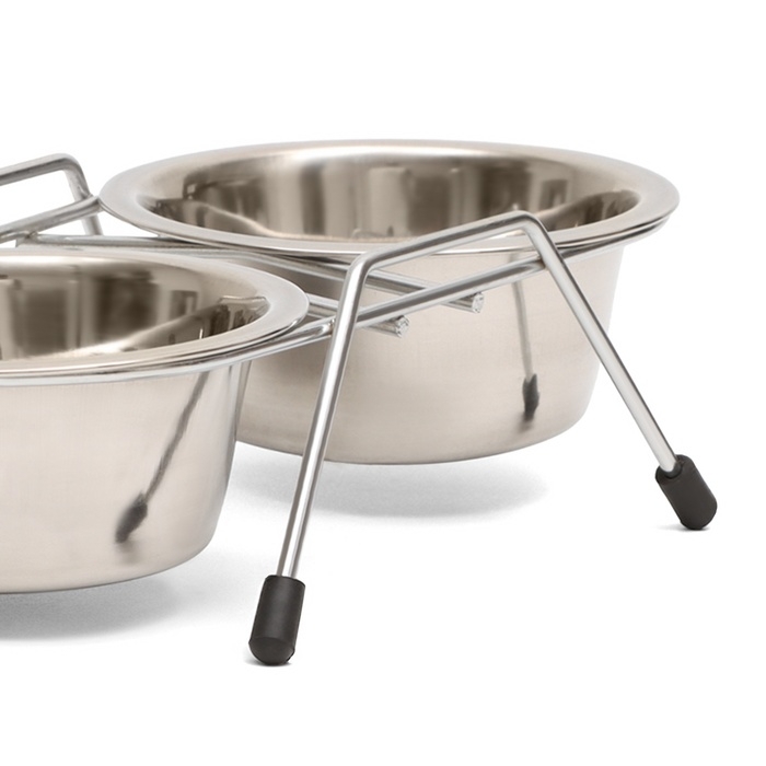 Набор из 2 мисок на подставке, 2 х 225 мл Набор из 2 мисок на подставке, 2 х 225 мл