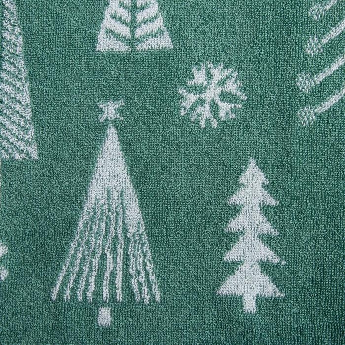 Полотенце махровое Этель «Ёлочки» 50х90см, 100% хлопок, 420гр/м2 Полотенце махровое Этель «Ёлочки» 50х90см, 100% хлопок, 420гр/м2