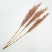 Пампасная искусственная трава высота 1 метр, набор 3 шт., цвет коричневый Пампасная искусственная трава высота 1 метр, набор 3 шт., цвет коричневый